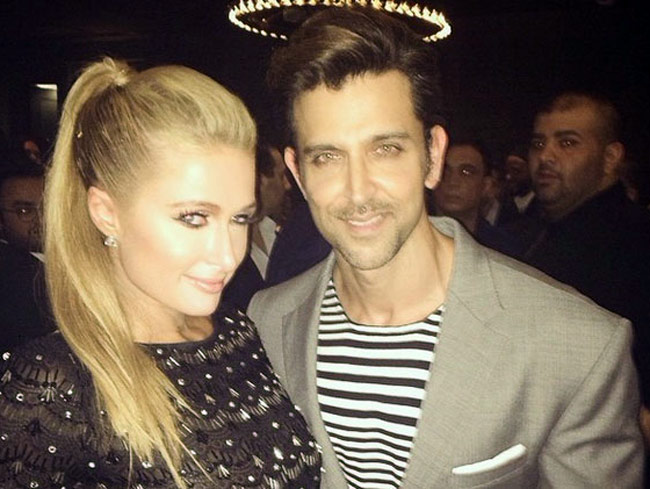 hrithik roshan paris hilton dubai